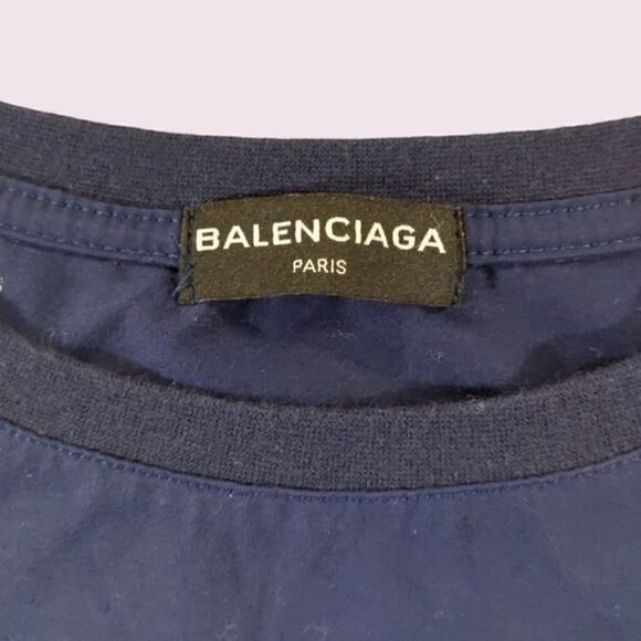 BALENCIAGA Oversized Logo-Embroidered Cotton-Jersey T-Shirt - Picture 11 of 12